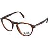 Persol PO3286V 24 | Occhiali da Vista Graduati | Prova Online | Unisex | Plastica | Panthos | Marrone, Havana | Adrialenti