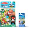 Melissa & Doug Sticker Wow!™ Set Volpe: Blocco attività di 24 Pagine, Stampino di Adesivi, 500 Adesivi, Giocattolo tattile e Artistico con Personaggio collezionabile