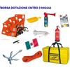 Caravan Sport DOTAZIONI DI SICUREZZA ENTRO 3 MIGLIA BORSA NAUTICA BARCA KIT OMOLOGATO 4 PERSON