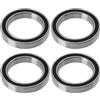 EMSea 4PCS 6806-2RS Cuscinetti A Sfera 30mm ID 42mm OD 7mm Spessore Cuscinetti In Gomma A Doppia Tenuta Compatibile Con Cannondale Compatibile Con BB30 Pedivelle