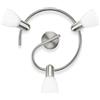 Philips Lighting Burlap, Lampada a Faretti, a Spirale, 40watt, 3 Luci Orientabili, Grigio