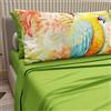 PETTI Artigiani Italiani - Lenzuola in Cotone con Federe in Stampa Digitale, Lenzuola Matrimoniali, Completo Letto Matrimoniale, Rio, 100% Made in Italy
