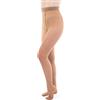 SEGRETA 00046 (Noisette, XS) Collant Donna, Calze Compressione Graduata Velate, 8-11 mmHg