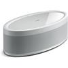 Yamaha MusicCast 50 WX-051 Diffusore wireless - Speaker bluetooth per l'ascolto di musica in streaming - Multiroom WiFi, Bluetooth, Airplay, Design moderno, Bianco