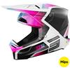 Shot Casco Moto Cross Enduro Shot RACE PHASER Nero Blu Rosa Perla