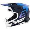 Shot Casco Moto Cross Enduro Shot FURIOUS APEX Nero Blu Lucido