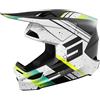 Shot Casco Moto Cross Enduro Shot FURIOUS MIRAGE Giallo Fluo Blu