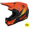 Shot Casco Moto Cross Enduro Shot CORE HONOR Arancio Opaco