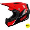 Shot Casco Moto Cross Enduro Shot CORE HONOR Rosso Perla