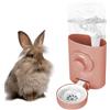 Bvizyelck Bottiglia D'Acqua Per Piccoli Animali - Dispenser Di Acqua Sospesa Gabbia Per Animali Domestici, Ciotola 'acqua Per Coniglio, Dispenser D'Acqua Automatico Per Coniglietto, Gabbia, Conigli