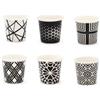 Excelsa set 6 Bicchierini caffe' in porcellana Emily ml. 90 cod.66325