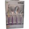 Excelsa Set 24 posate Inox tavola Jolly Lilla' cod.35421 - Made in Italy