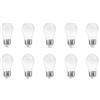ZFQ Confezione da 10 lampadine a LED E27, 3 W, E27, colore bianco freddo, E27, A50, impermeabili, per interni ed esterni, decorazioni per feste, AC 220-240 V