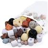 MUYYIKA Filtro per Acquario, Anelli in Ceramica, con Sfere Biologiche, Filtro Poroso,Mezzi Accessori per Materiale di Filtraggio a Carbone Attivo, per Acquario, Laghetto, Fontana a Cascata
