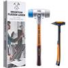 Halder Dreamteam 3113s002 - Martello per piastrelle in TPE-soft, TPE-mid e PICARD