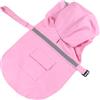 Legou Impermeabile per cani riflettente salto impermeabile neve vestiti per cani rosa XS