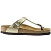 Birkenstock Gizeh, Sandali Donna, Flor Gold, 38 EU Stretta