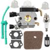 AMZSKU kit carburatore per STIHL FS55 FS55R FS55RC FS38 KM55 HL45 KM55R filtro aria kit driver carburante kit candela SETTE CONFEZIONI