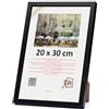 3-B Cornice portafoto MEGA - nero - 20x30 cm - cornice in legno con vetro acrilico