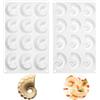 mostsom Stampo rotondo in silicone a forma di stella di polpo di mare, stampo da forno per torte, fondente, strumenti per decorare torte (G, 30 x 17 x 1,7 cm)