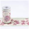 Dostear Bordi Greche Pannelli Adesivi Bordo Adesivo per Pareti Striscia Adesiva Muro Decorativa Greca Adesiva per Parete Piccolo fiore rosa 10 X 1000CM