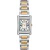 Emporio Armani Orologio da donna, cassa rettangolare da 22 mm, movimento al quarzo a due lancette con cinturino in acciaio o in pelle, 22 mm, Set di toni argento