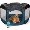 Furhaven Pop Up Playpen Pet Tent Playground - Sailor Blue, Extra Large