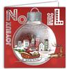 Biglietto Di Natale 3D Pop-Up Con Busta - Tema Babbo Natale, Alce, Pupazzo Di Neve E Albero - 2