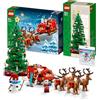 BRICK Flip Lego Natale 2024 Bundle - Lego Albero di Natale e slitta di Babbo Natale (40499 & 40573), Christmas Tree Lego, set di Natale Lego Inverno con Babbo Natale