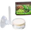 Generico Acquario con diffusore di Co2, reattore in Vetro con diffusore Nano di Co2, per Pompe d'Aria per acquari Diffusore di Co2 Trasparente, Kit diffusore di Co2 efficiente, Non è Necessario l'amm