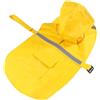 Legou Impermeabile per cani riflettente salto impermeabile neve vestiti per cani giallo XS