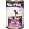 Monge Gemon Cane Bocc. Manzo/Fegato Medio Gr.415