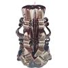 EVE CANDLES Candela di Design Fatta a Mano, Candela Decorativa Inodore Ø9.5 x h22 cm, Candela Cilindrica a Combustione Lunga 126 ore, Stoppini in Cotone Senza Fumo, Decorazione Domestica Ideale e Regalo Versatile