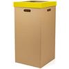 ONLY BOXES KARTOX ONLY BOXES, Cestino in cartone con coperchio, dimensioni 37 x 36 x 70 cm, colore giallo