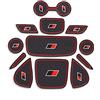 通用 Smabee Tappetino antiscivolo per porta del cancello per Toyota Yaris GR XP210 2020-presente Hybrid Sport Style Modification Accessori tappetini per auto tappetino antiscivolo per auto (rosso)