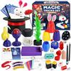 DINORUN Giochi di Magia per Bambini Giochi Bambini con Bastone Magico & Cappello Magico & Istruzioni, Regalo Bambini 6 7 8 9 10 11 12 Anni, 75+ Trucchi di Magia