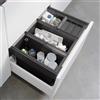 Blanco Flexon II sistema separazione rifiuti, per mobile da 60 cm, 526644, Low 60/4 Flexon II nero/antracite [Portarifiuti > Portarifiuti]