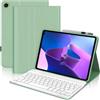 SENGBIRCH Custodia con Tastiera per Lenovo Tab M10 Plus (3rd Generazione) 10.6 2022, Cover con Tastiera Layout Italiano Rimovibile Magnetica Wireless Bluetooth per Lenovo M10 Plus, Verde Chiaro