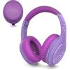 PowerLocus Cuffie Bluetooth, Cuffie Over-Ear con 60 ore di riproduzione, 3 - modalità di EQ, Cuffie Wireless Pieghevoli, Cuffie con Microfono, Hi-Fi Bassi Profondi per Viaggio/Android/Corso Online