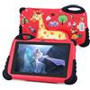 C idea Tablet da 7 per bambini dai 3 ai 7 anni, tablet Android 13 per bambini piccoli, 4 GB di RAM, 32 GB di ROM (512 GB di TF), protezione degli occhi HD IPS per ragazzi e ragazze, regalo (rosso)