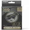 Integral Memoria Integral INFD8GB360SEC3, 0 USB 3,0 - a forma di penna con Secure Lock Software nero/oro 32 GB