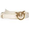 Pinko Love Berry Simply Belt H2 Vit., Cintura Donna, C03q_beige G. Maroso-antique Gold, L