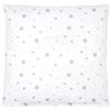TupTam Federa per Cuscino con Motivi per Bambini per la Camera dei Bambini Neonati, Stelle Bianco, 50 x 50 cm