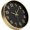 ACCSHINE Orologio da Parete Moderno Grande Orologio da Parete Silenzioso Orologio Cucina per Cucina Home Office Scuola