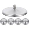 Cabilock Coperchio per tazza in acciaio inox, 5 pezzi, coperchio per tazze, riutilizzabile, copertura in vetro anti-polvere, coperchio di ricambio per tazza da caffè, birra, bicchieri da vino, 9,5 cm