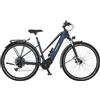 Fischer, Bici Elettrica Donna Uomo RH 50cm Motore Centrale 90Nm Batteria 36V E-Bike Trekking, Blu intenso, Viator 8.0I 711 50