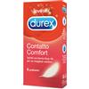 Durex - 6 Profilattici ultrasottili - Contatto Comfort