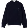 LACOSTE MAGLIONE GIROCOLLO IN LANA CARDATA