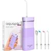 Boston Tech Aquapik® Mini Idropulsore Dentale/Orale Portatile 200 ml con serbatoio telescopico, ricaricabile USB-C, 3 modalità, impermeabile IPX8, ideale per viaggi e ufficio, pulizia profonda di denti e gengive