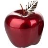Brandani Mela decorazione tavolo in ceramica rosso/oro Ø 14 cod.84363